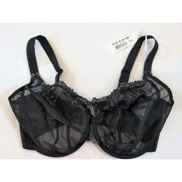 Elomi Other - ELOMI EL8140 Maggie Underwire Side Support Bra 40GG Black - New